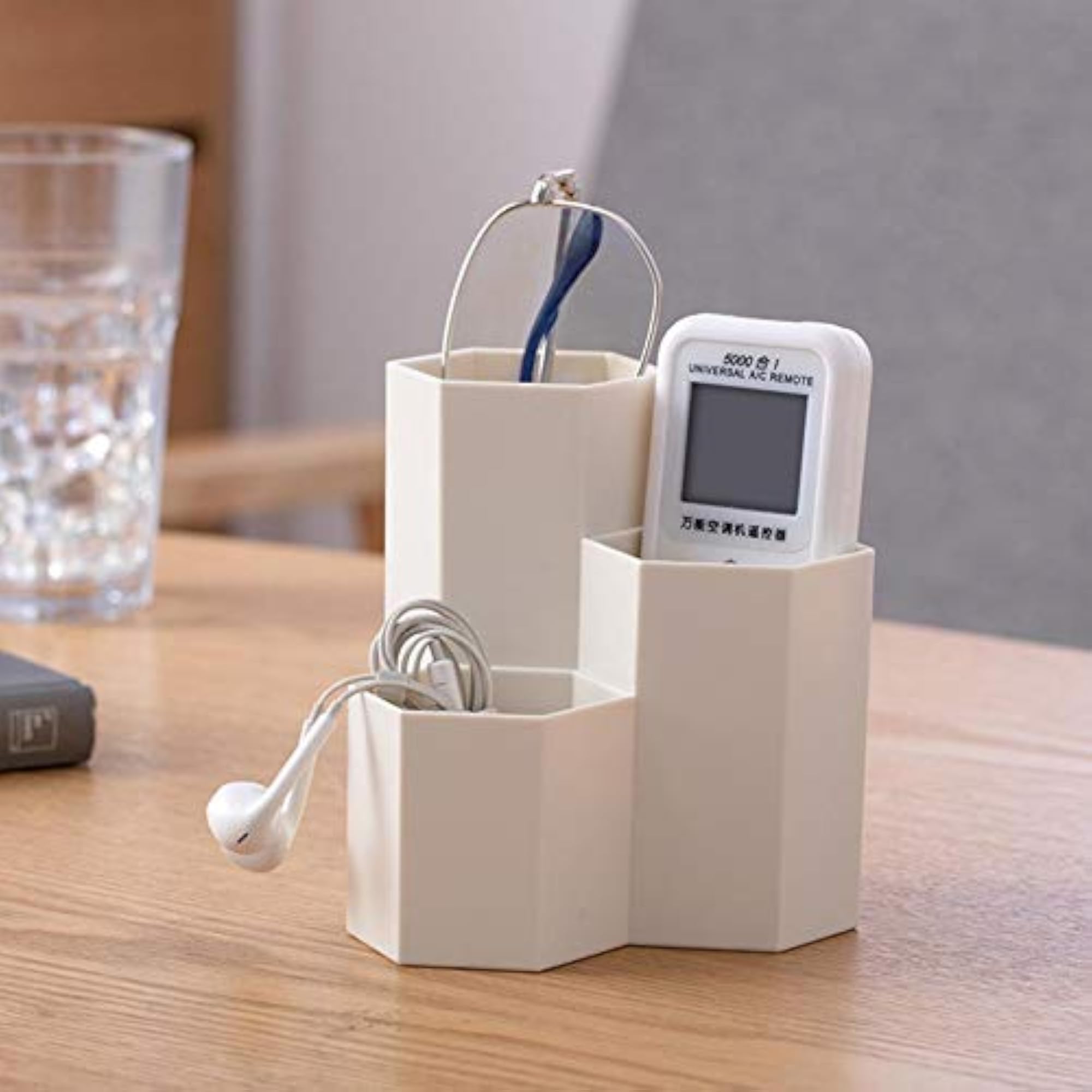 PS Nail Polish Cosmetics Box Pen Holder Makeup Brush Storage Case